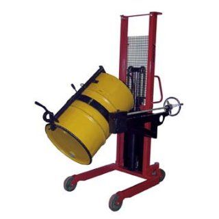 Beacon Drum Lifter / Rotator / Transporter; Operation Hand Pump Lift / Hand Crank Rotation; Lift Height 68"; Capacity (LBS) 550; Model# BDRUM LRT Industrial Products