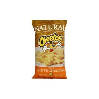 Frito Lay, Cheetos, Natural, White Cheddar Cheese Puffs, 8oz Bag (Pack of 3) 