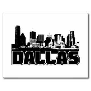 Dallas Skyline Post Cards