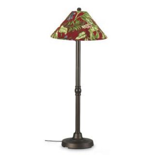 Patio Living Concepts San Juan 60 in. Outdoor Bronze Floor Lamp with Lacquer Shade 23107