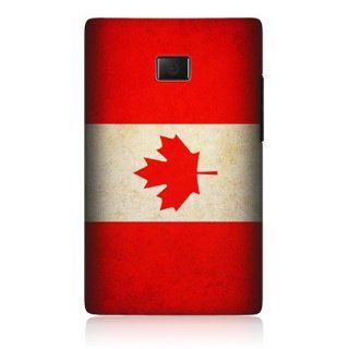 Head Case Designs Canada Canadian Vintage Flags Hard Back Case Cover For LG Optimus L3 E400 Cell Phones & Accessories