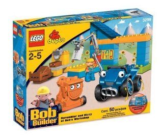 LEGO Duplo Bob the Builder   Scrambler and Dizzy at Bob's Workshop Toys & Games