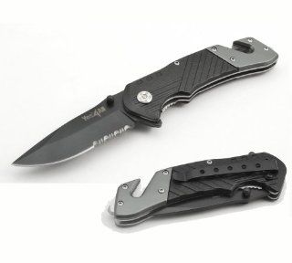 Yes4All Black Folding Knife for Camping and Hunting Model MH K553   HBF5Z  Hunting Folding Knives  Sports & Outdoors