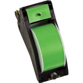 Brady 64333 Labelizer Plus and VersaPrinter B 569 Hi Performance Polyester, White and Green Tape Cartridge Industrial Warning Signs