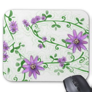 Flowers on Vines Mousepad