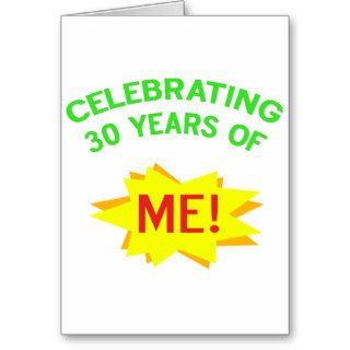 Fun 30th Birthday Gift Idea Greeting Cards