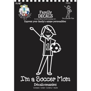 Me and My Peeps Soccer Mom Large Auto Decal 70353
