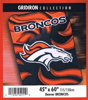 NFL Football Denver Broncos Blanket 45x60 90% Acrylic Junior Plush Mink Raschel Soft Thick Throw Blanket Almost 50x60 Baby Infant  Sports Fan Throw Blankets  Sports & Outdoors