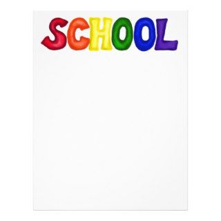 CSSW COLORFUL SCHOOL SCRAP BOOKING GRAPHIC ART EDU LETTERHEAD DESIGN