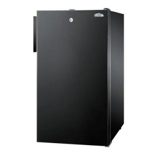 Summit Appliance 4.1 cu. ft. Mini Refrigerator in Black with Lock FF521BL