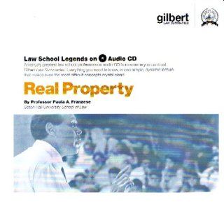 Real Property, 2005 ed. (Law School Legends Audio Series) Paula A Franzese 9780314161086 Books