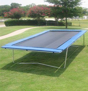 Olympic Rectangle Trampoline 10 x 17  Exercise Trampolines  Sports & Outdoors