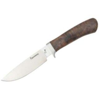 Browning Knives 571 Limited Edition Mastersmiths Collection James Crowell Fixed Blade Knife with Walnut Handle