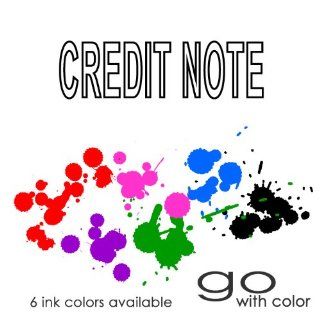 CREDIT NOTE Pre inked Office Stamp (#760311 D) (Black)  Business Stamping Supplies 