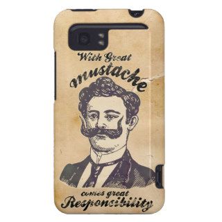 With great mustache, comes great responsibility HTC vivid / raider 4G case