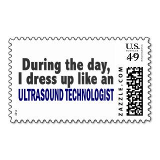 During The Day Ultrasound Technologist Postage Stamps