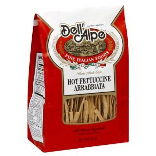 Dell' Alpe Hot Fettuccine Arrabbiata, 8 Ounce (Pack of 6)  Fettuccini Pasta  Grocery & Gourmet Food