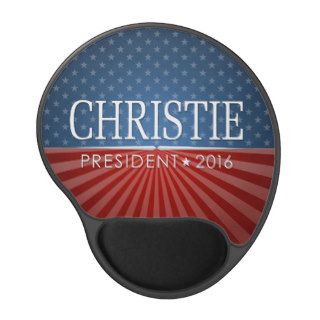 Chris Christie 2016 Stars and Stripes Gel Mouse Mats