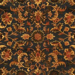 Handmade Exquisite Blue/ Gold Wool Rug (9'6 x 13'6) Safavieh 7x9   10x14 Rugs