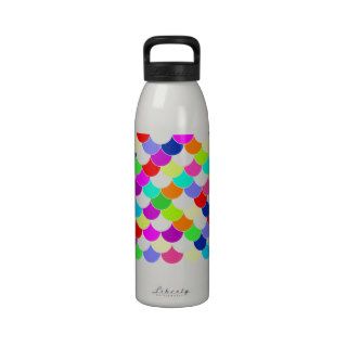 Anything But Gray Fish Scales Reusable Water Bottles