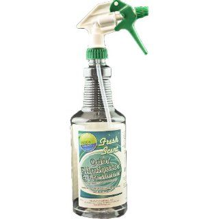Aqua ChemPacs AQ298 Fresh Scent Odor Eliminator & Air Freshener Spray Bottle, 32 Ounce Bottle (Pack of 12) Air Freshener Supplies