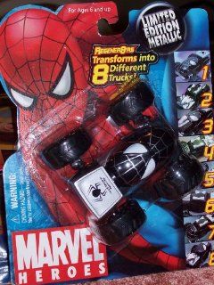 Marvel Heroes Regener8'rs Limited Edition Metallic  BLACK SPIDERMAN TRUCK Toys & Games