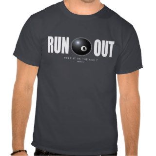 Run Out Billiards Tshirt