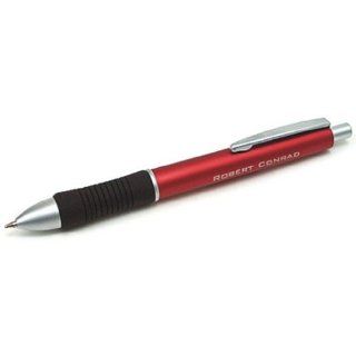 Personalized Red Ergonomic SureGrip Ball Point Pen   Free Laser Engraving  Business Card Holders 