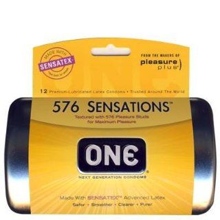 576 Sensations Studded ONE Condoms 12 Retail Box Health & Personal Care