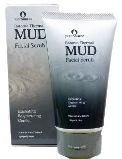 New Zealand Rotorua Mud Facial Scrub by Pure Source  Facial Moisturizing Lotions  Beauty