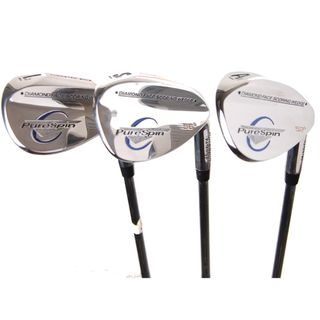 Pure Spin Golf Wedge Pack (52, 56, 60 Degree) Pure Spin Golf Wedges & Loose Irons