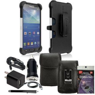 Ballistic Maxx Case White and Black for Samsung Galaxy Note 3. Comes with Stylus Pen, USB House Charger, USB 3ft cable,10ft Extra Long Cable, Vertical Metal Clip Case and USB Car Charger and Radiation Shield. Cell Phones & Accessories