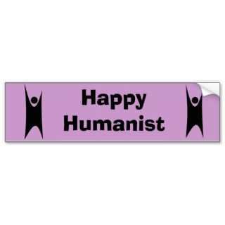 Happy Humanist Bumper Sticker