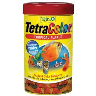 Tetra 77161 TetraColor Tropical Flakes, 2.20 Ounce, 375 ml  Tetra Fish Food Flake Tropical 