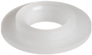Nylon 6/6 Shoulder Washer, 1/4" Hole Size, 0.2600" ID, 0.0600" Nominal Thickness, Made in US (Pack of 100) Hardware Shoulder Washers