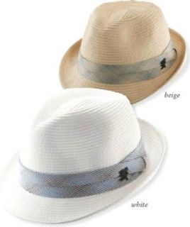 Stacy Adams Pinch Bubble TOP Hat (S/M, Beige) at  Mens Clothing store