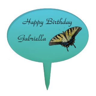 Butterfly Birthday Cake Pick