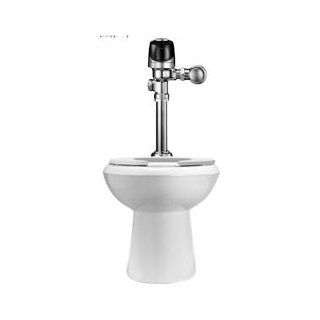 Sloan WETS2020.1401 Floor Mount ADA Compliant Toilet Bowl w/ OPTIMA Plus Sensor Activated HET Flush Valve, 1.28 GPF    