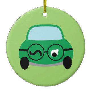 My Car Is Smart Christmas Tree Ornament