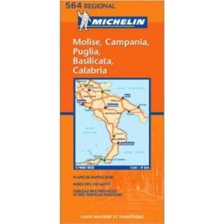 Michelin Map No. 564 Southeastern Italy Puglia, Molise, Campania, Calabria, Basilicata Scale 1400,000 (Italian Edition) (9780785902669) Michelin Staff Books