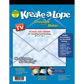 Kreate A Lope Envelope Template A7 Templates & Stencils