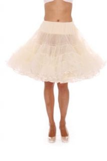 Malco Modes Knee Length Fluffy Organza Petticoat Pettiskirt (Style 565) Malco Modes Clothing