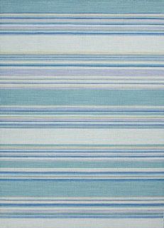 Addison and Banks AMZ_CC0169 Flat Weave Stripe Pattern Wool Handmade Rug, 2.6 by 8 Inch   Addison Banks Blue Rugs
