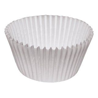 Hoffmaster BL214 5 1/2SP Fluted Bake Cup, 4 1/2 Ounce Capacity, 5 1/2" Diameter x 1 1/2" Height, White (3 Packs of 500)