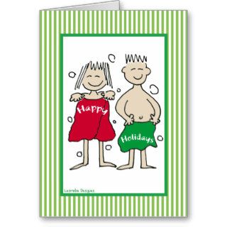 His and Hers Happy Holiday Cards
