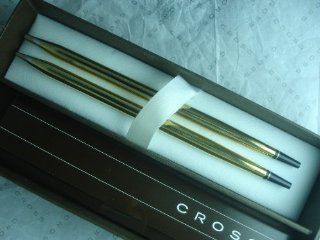 Cross Made in the USA Desk Set 10 Karat Gold Filled Replacement Pen and Pencil Set. Health & Personal Care