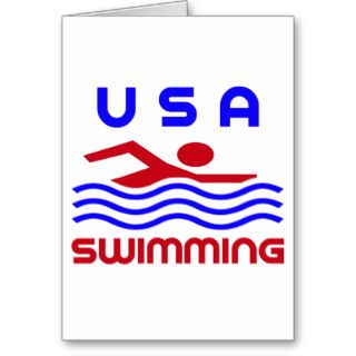 USA SWIMMING CARD