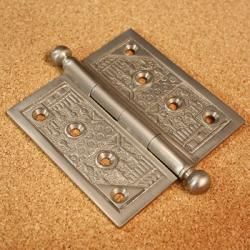 Windsor Collection Pewter 4 inch Door Hinges (Pack of 3) Door Accessories