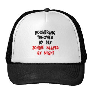 Zombie Slayer Boomerang Thrower Hat