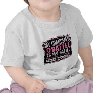 My Battle Too 2 Breast Cancer Grandma T Shirts